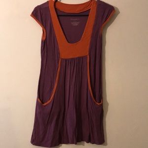 Purple and Orange blouse